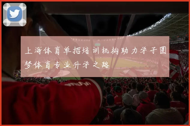 上海体育单招培训机构助力学子圆梦体育专业升学之路